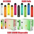 Top Elux Legend kertakäyttöinen vape -kynän elektroninen savuke